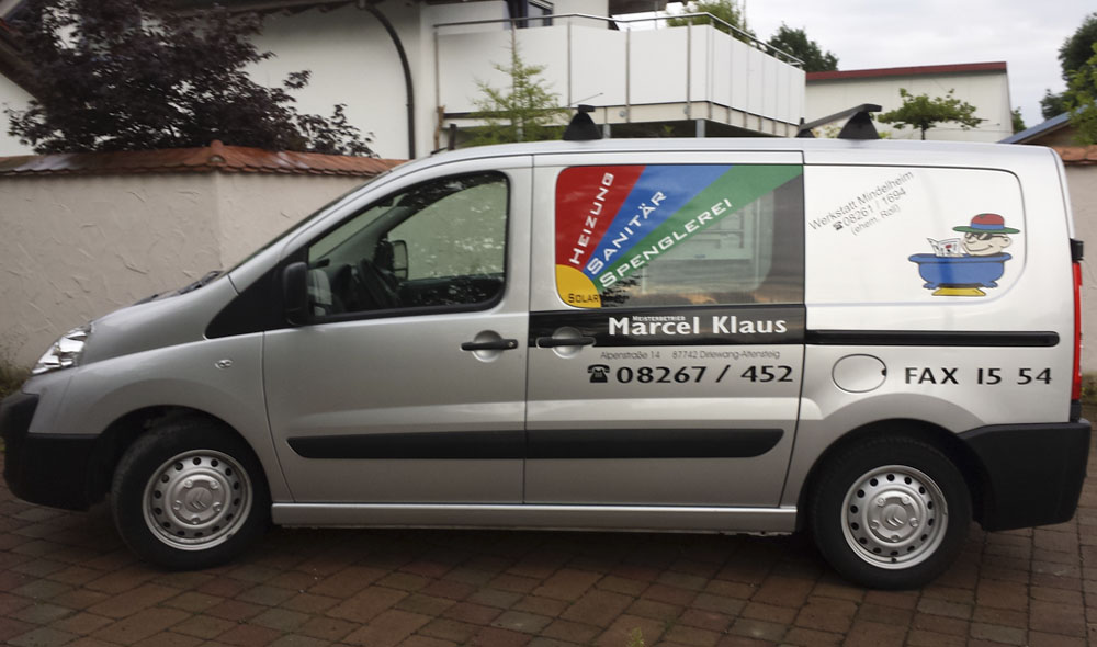 Fahrzeugbeschriftung Fahrzeugbeklebung Mindelheim